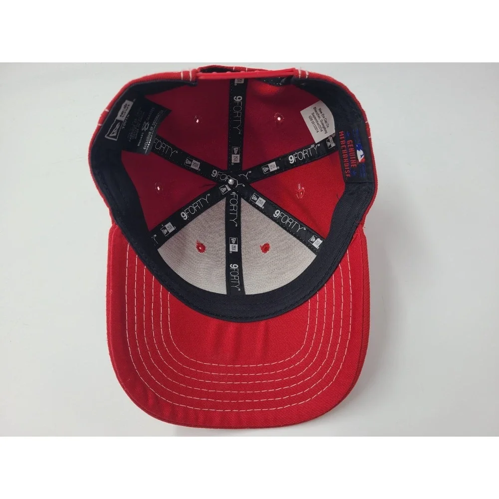 Youth Washington Nationals New Era 9Forty Snapback Hat Cap Boys MLB Baseball Red